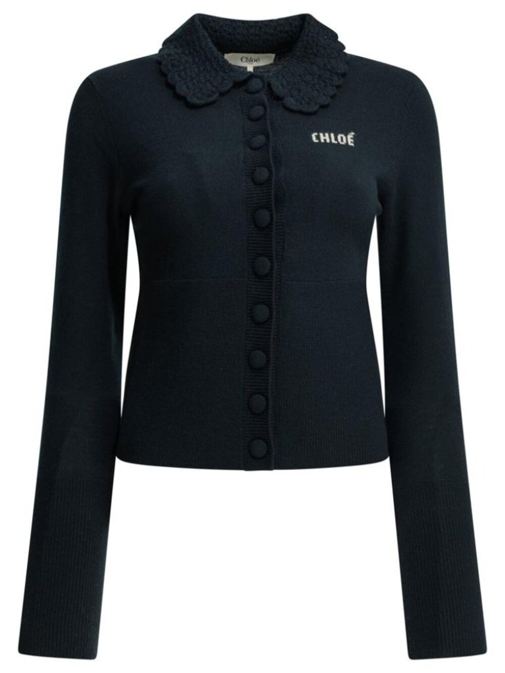 Chloé Polo Sweater With Logo Tag Size L Women